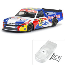 Pre-Cut 2024 Chevrolet Silverado NASCAR Truck Series Clear Body for Losi NASCAR Race Car by Proline SRP $89.62