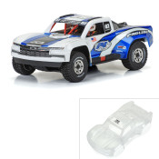 Pre-Cut 2019 Chevy Silverado Trophy Truck Clear Body for Arrma Mojave Grom by Proline SRP $62.76 Pre-Cut 2019 Chevy Silverado Trophy Truck Clear Body for Arrma Mojave Grom by Proline SRP $62.76