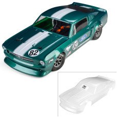 Pre-Cut 1968 Ford Mustang Clear VTA Body for Losi NASCAR Proline SRP $56.83 Pre-Cut 1968 Ford Mustang Clear VTA Body for Losi NASCAR Proline SRP $56.83