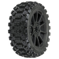 1/8 Badlands MX M2 F/R Buggy Tires Mounted 17mm Black Mach 10 (2) by Proline SRP $67.23