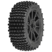 1/8 Gladiator M2 Fr/Rr Buggy Tires Mounted 17mm Black Mach 10 (2) by Proline SRP $67.23