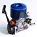 25 PRO rear exhaust Engine 5 port w/pull start Blue Head by SH Engines