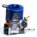 25 PRO rear exhaust Engine 5 port w/pull start Blue Head by SH Engines