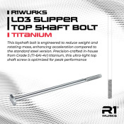 R1WURKS LD3 Slipper Top Shaft Bolt, Titanium SRP $32.65