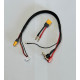 V2 Premium 4-5mm Stepped 90 Degree Easy Pull Bullet - XT60 Charge Lead 350mm long, 2S Balance with 7pin XH Plug. Braided Wrap & Glued Heat Shrink. by RCPRO SRP $39.95