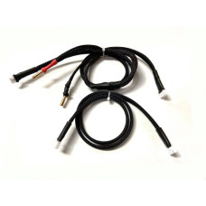 2S Lipo/Life Receiver Pack & SCX24 Charge Lead via XH Balance Port with 4mm Bullets 650mm includes extra 2S XH Braided Balance Extension 600mm Long. Combined Total 1250mm 2S Lipo/Life Receiver Pack & SCX24 Charge Lead via XH Balance Port with 4mm Bullets 650mm includes extra 2S XH Braided Balance Extension 600mm Long. Combined Total 1250mm