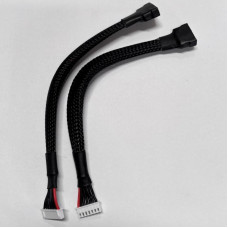 XH Silicone 6S Balance Lead Extension with Braid Cover, 200mm Long 2pcs (Replaces DYNC0112) by RC PRo XH Silicone 6S Balance Lead Extension with Braid Cover, 200mm Long 2pcs (Replaces DYNC0112) by RC PRo