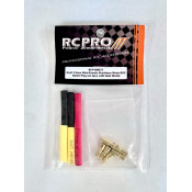 Gold 3.5mm Male/Female Brushless Motor/ESC Bullet Plug set 3pcs with Heat Shrink by RC Pro SRP $8.28