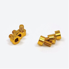 X-Factor Aluminum Screw Kit Gold 3ea 5mm, 6mm (6) by Trinity SRP $61.72 X-Factor Aluminum Screw Kit Gold 3ea 5mm, 6mm (6) by Trinity SRP $61.72