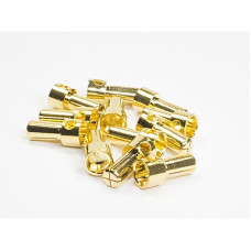 5mm Gold Plated Bullet Connector, Male (12) by Trinity SRP $39.47