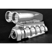 Chrome Shotgun Style Mock Intake & Blower by Proline