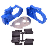 Gearbox Housing & R Mounts,Blue:TRA 2WD Vehicles by RPM SRP $64.62