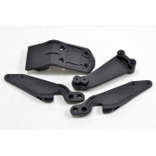 HD Wing Mount System - Black: ARRMA 6S Replaces ARAC9681