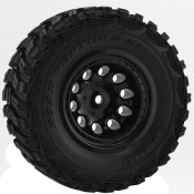 Front Revolver Wheels, Black(2): Slash 2WD