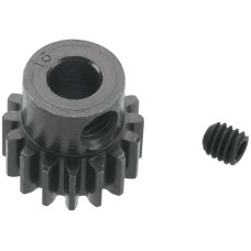 Extra Hard 16 Tooth Blackened Steel 32p Pinion 5mm Extra Hard 16 Tooth Blackened Steel 32p Pinion 5mm