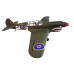 New version P-40N Warhawk Shark head 80in 33-38cc w/Electric rotating Retract and wheels by Seagull Models SRP $1838.25