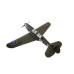 New version P-40N Warhawk Shark head 80in 33-38cc w/Electric rotating Retract and wheels by Seagull Models SRP $1838.25