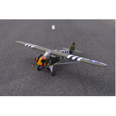 L-4 Grasshopper span 90in -1/5 Scale (15-20cc), 0.21m3 by Seagull Models SRP $1071.54