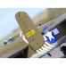 Giant Mitchell B-25 span 95in, 20cc w/3pcs Alloy Hub Rubber wheels 4.5in (2) and 2.75in, Without Retracts, 0.29m3 by Seagull Models SRP $2072.37