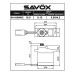 Savox Micro size 3.9kg/cm Digital Servo, 0.13sec, 6.0V, 15.8g, 22.8x12.0x29.4mm SRP $52.11 Savox Micro size 3.9kg/cm Digital Servo, 0.13sec, 6.0V, 15.8g, 22.8x12.0x29.4mm SRP $52.11