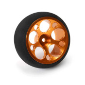 ALUMINUM WIDE WHEEL - CIRCLE - ORANGE - Fits DXC+, DX Rugged+, iXSR+, iXSR, and DX Pro+  by Spektrum SRP $66.46