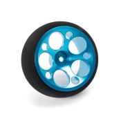 ALUMINUM WIDE WHEEL - CIRCLE - BLUE - Fits DXC+, DX Rugged+, iXSR+, iXSR, and DX Pro+  by Spektrum SRP $66.46