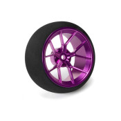 ALUMINUM WIDE WHEEL - SPOKE - PURPLE - Fits DXC+, DX Rugged+, iXSR+, iXSR, and DX Pro+ by Spektrum by Spektrum SRP $66.46