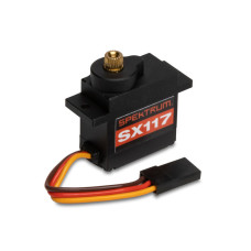 SX117 Micro Servo Metal Gear/Case by Spektrum SRP $180.08 SX117 Micro Servo Metal Gear/Case by Spektrum SRP $180.08