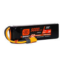 5000mAh 3S 11.1V Smart G2 LiPo Battery, 30C, IC5 by Spektrum 5000mAh 3S 11.1V Smart G2 LiPo Battery, 30C, IC5 by Spektrum