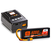 5000mAh 2S 7.4V Smart G2 Lipo 50C with IC3 & S155 Charger Bundle by Spektrum SRP $251.16