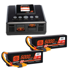 Smart Powerstage 4S Surface Bundle: (2) G2 5000mAh 2S LiPo IC5 and S250 Charger by Spektrum SRP $532.03 Smart Powerstage 4S Surface Bundle: (2) G2 5000mAh 2S LiPo IC5 and S250 Charger by Spektrum SRP $532.03