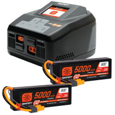 Smart Powerstage 4S Surface Bundle: (2) G2 5000mAh 2S LiPo IC5 & S2100 Charger by Spektrum SRP $636.53 Smart Powerstage 4S Surface Bundle: (2) G2 5000mAh 2S LiPo IC5 & S2100 Charger by Spektrum SRP $636.53