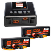 Smart Powerstage 6S Surface Bundle: (2) G2 5000mAh 3S LiPo IC5 & S250 Charger by Spektrum SRP $655.16