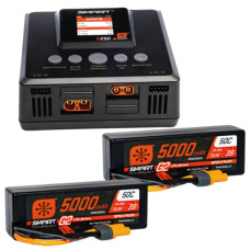 Smart Powerstage 6S Surface Bundle: (2) G2 5000mAh 3S LiPo IC5 & S250 Charger by Spektrum SRP $655.16 Smart Powerstage 6S Surface Bundle: (2) G2 5000mAh 3S LiPo IC5 & S250 Charger by Spektrum SRP $655.16