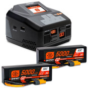 Smart Powerstage 6S Surface Bundle: (2) G2 5000mAh 3S LiPo IC5 and S2100 Charger by Spektrum SRP $752.96 Smart Powerstage 6S Surface Bundle: (2) G2 5000mAh 3S LiPo IC5 and S2100 Charger by Spektrum SRP $752.96