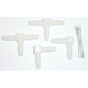 Large Tee/Elbow Fitting,1/8-3/16 Large Tee/Elbow Fitting,1/8-3/16