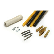 Pushrods 4-40 Black/Gold Clevis,36 Pushrods 4-40 Black/Gold Clevis,36