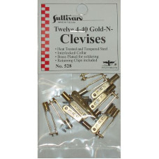 4-40 Gold-N-Clevises (12)
