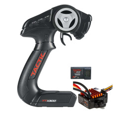 Tactic TTX300 3-Channel SLT Radio System w/antenna-less TR325 Reciever Plus FIRMA 70A Smart Brushed Water Proof Speed Control Tactic TTX300 3-Channel SLT Radio System w/antenna-less TR325 Reciever Plus FIRMA 70A Smart Brushed Water Proof Speed Control