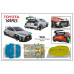 Yaris 1/10 Toyota Yaris Pandem, 200mm by Team C SRP $139.78