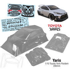 Yaris 1/10 Toyota Yaris Pandem, 200mm by Team C SRP $139.78