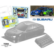 TC004 1/10 SUBARU WRC 2004 190MM SRP $100.79