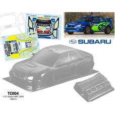 TC004 1/10 SUBARU WRC 2004 190MM SRP $100.79