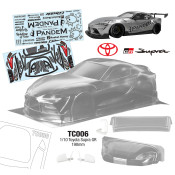 TC006 1/10 Toyota Supra GR  W/Lexan Rear Wing 190mm Wide, WB 258mm SRP $94.46