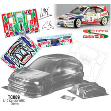 1/10 Toyota Corolla WRC 239mm WB (190mm) - Castrol Decal Sheet SRP $96.70