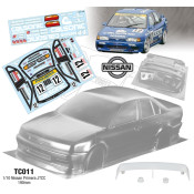 1/10 Nissan Primera JTCC, 190mm Calsonic Decal Sheet by Team SRP $96.70