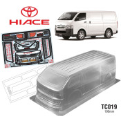TC019 1/10 TOYOTA HIACE VAN 190MM Wide SRP $109.69 TC019 1/10 TOYOTA HIACE VAN 190MM Wide SRP $109.69