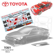 TC021-T 1/10 TOM'S LEVIN 190MM Wide Toms Decal Sheet SRP $94.46 TC021-T 1/10 TOM'S LEVIN 190MM Wide Toms Decal Sheet SRP $94.46