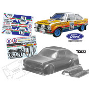 1/10 Ford Escort MK2 W/3D Rally Spotlights 190mm Andrews Decal Sheet by Team C SRP $126.56 1/10 Ford Escort MK2 W/3D Rally Spotlights 190mm Andrews Decal Sheet by Team C SRP $126.56