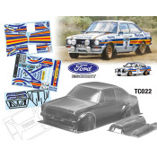 TC022 1/10 Ford Escort Mk2 190mm Wide, WB 258mm, MK2 Rothmans Decal Sheet SRP $123.61 TC022 1/10 Ford Escort Mk2 190mm Wide, WB 258mm, MK2 Rothmans Decal Sheet SRP $123.61